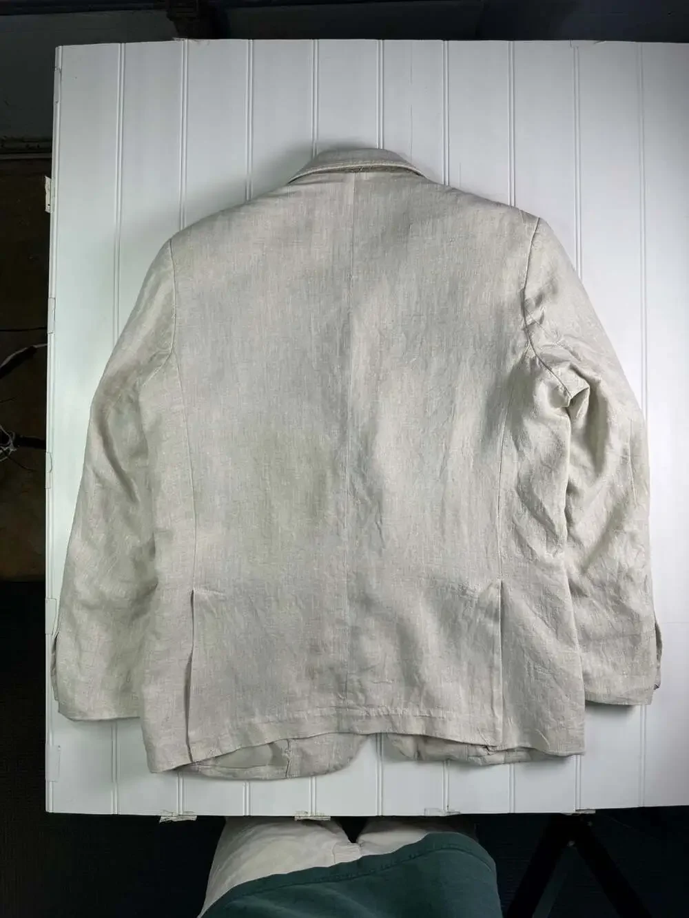Linen Club Room Luxury Men’s Large 100% Linen Blazer Sport Coat Beige Tan